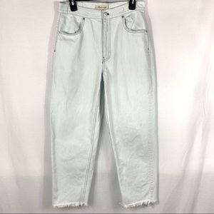 Madewell Women’s Tapered Wide Leg Cadiz Wash Crop